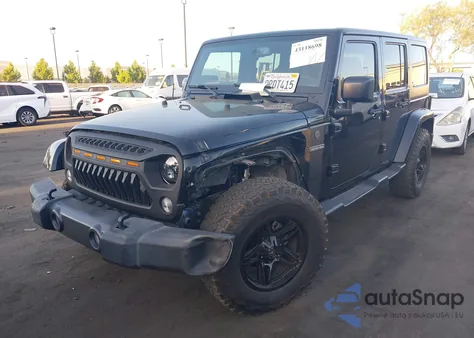 2017 Jeep Wrangler Unlimited Freedom 4X4 из США, поврежденный, VIN 1C4BJWDG4HL584218